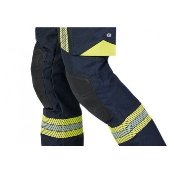 Ubranie bojowe FIRE FLEX – granatowo-złoty NOMEX® NXT (CNBOP) + napisy